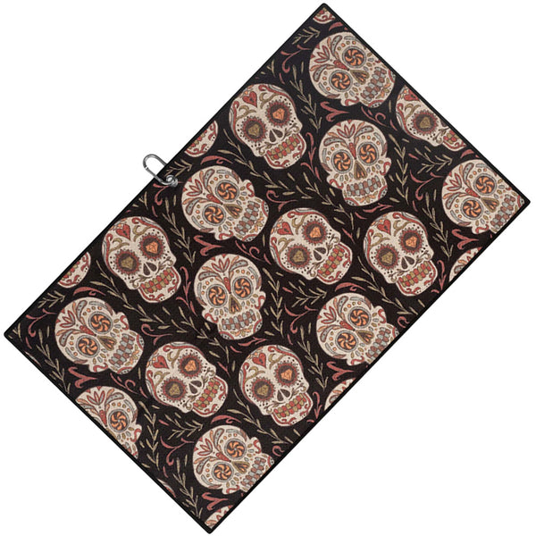 Skins Golf Towel - Dia de los Muertos