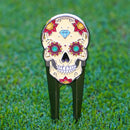 Skins Golf Pitch Mark Repairer - Dia de los Muertos