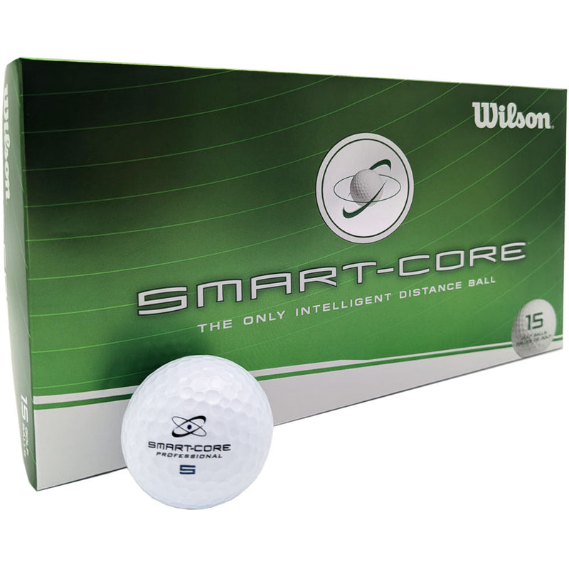 Wilson Smart Core Pro Distance Golf Balls - White - 15 Pack