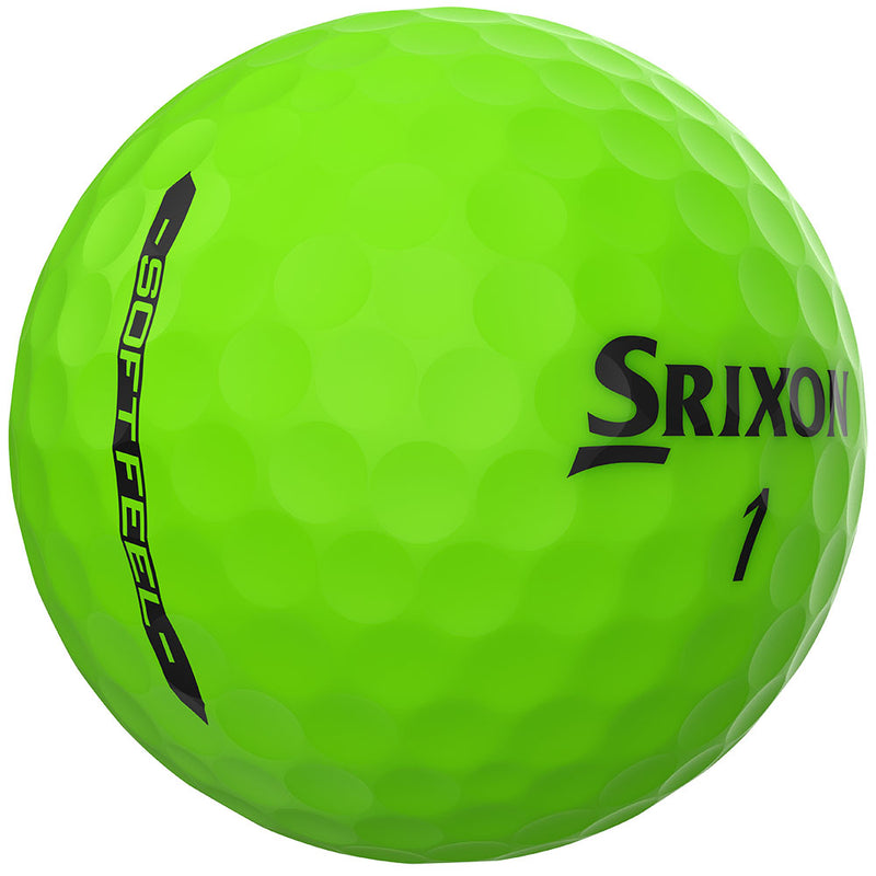 Srixon Soft Feel Golf Balls - Brite Green - 12 Pack