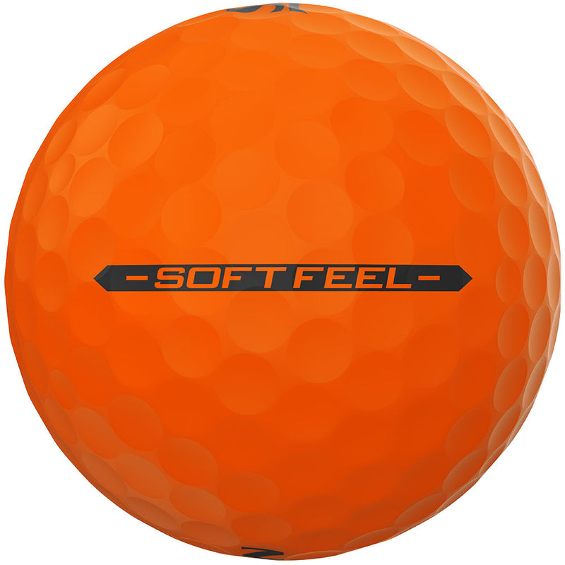 Srixon Soft Feel Golf Balls - Brite Orange - 12 Pack
