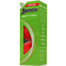 Srixon Soft Feel Golf Balls - Brite Red - 12 Pack