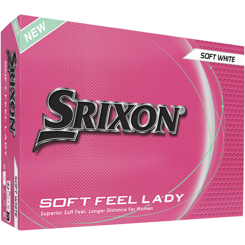 Srixon Soft Feel Ladies Golf Balls FREE Personalisation - White