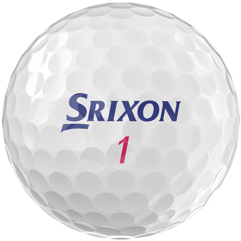 Srixon Soft Feel Ladies Golf Balls FREE Personalisation - White