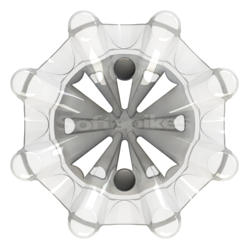 SoftSpikes Pulsar Golf Spikes Fast Twist 3.0 Connector - Translucent/White - 1 Set