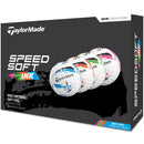 TaylorMade SpeedSoft Golf Balls - Ink Multi - 12 Pack