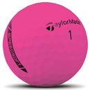 TaylorMade Speedsoft Golf Balls - Hi-Vis Pink - 12 Pack