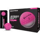 TaylorMade Speedsoft Golf Balls - Hi-Vis Pink - 12 Pack