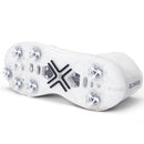 PAYNTR X Sport Mid LE Waterproof Spiked Shoes - White/Black/Metallic Silver