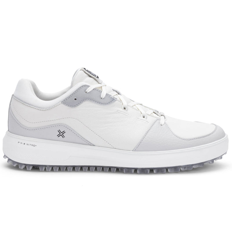 PAYNTR X Sport Classic LE Waterproof Spikeless Shoes - White/Black/Metallic Silver