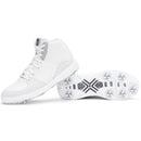 PAYNTR X Sport Mid LE Waterproof Spiked Shoes - White/Black/Metallic Silver