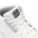 PAYNTR X Sport Mid LE Waterproof Spiked Shoes - White/Black/Metallic Silver