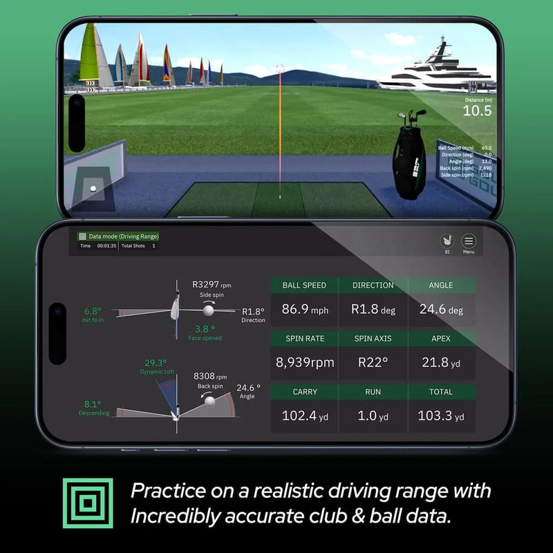 Square Golf Indoor Launch Monitor - Black