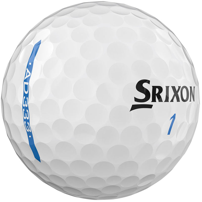 Srixon AD333 Golf Balls - Pure White - 4 For 3 Dozen