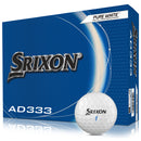 Srixon AD333 Golf Balls FREE Personalised Text - White