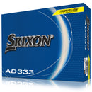 Srixon AD333 Golf Balls - Yellow - 12 Pack