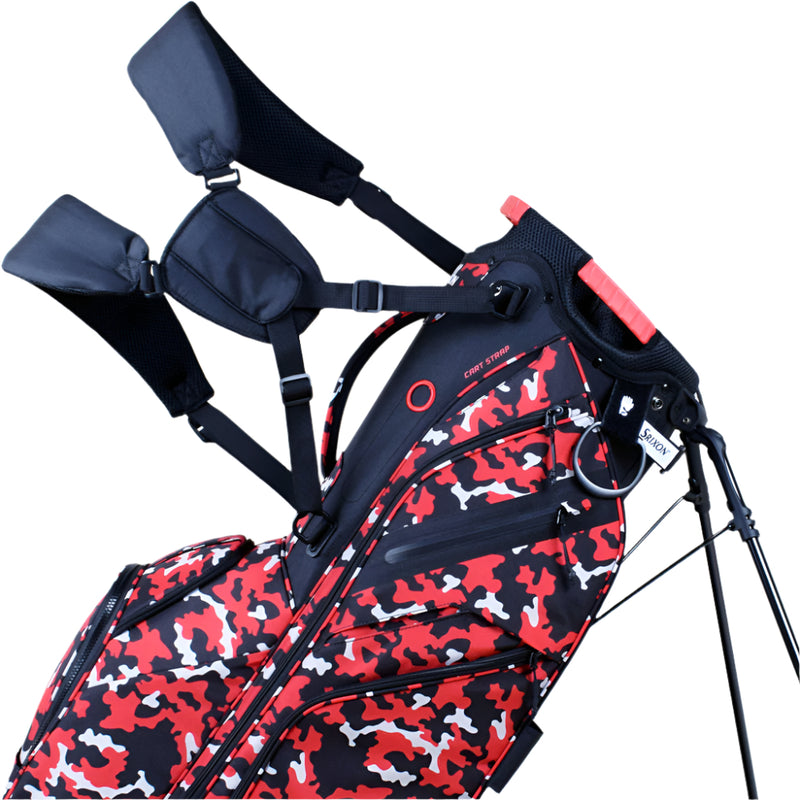 Srixon Premium Stand Bag - Black/Red Camo