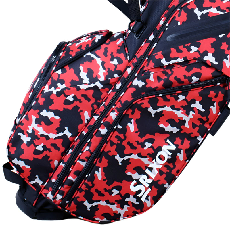 Srixon Premium Stand Bag - Black/Red Camo
