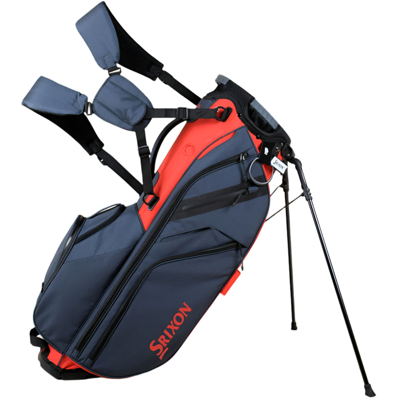 Srixon Premium Stand Bag - Slate/Red