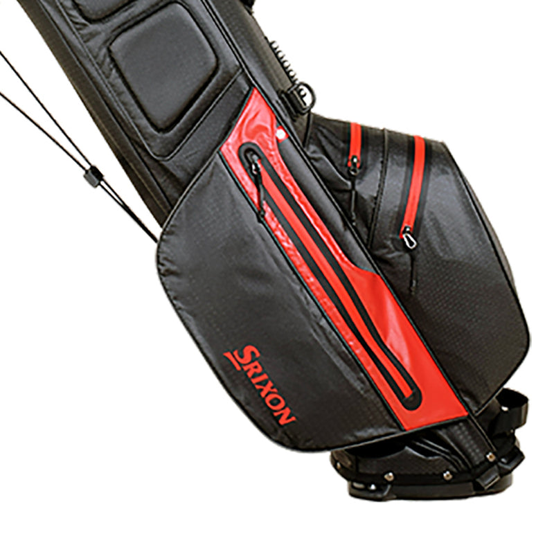 Srixon Weatherproof Waterproof Stand Bag - Black/Red