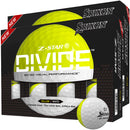 Srixon Z-Star Divide Golf Balls - White/Yellow - Double Dozen