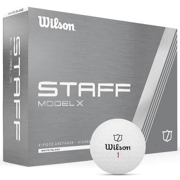 Wilson Staff Model X Golf Balls - White - 12 Pack