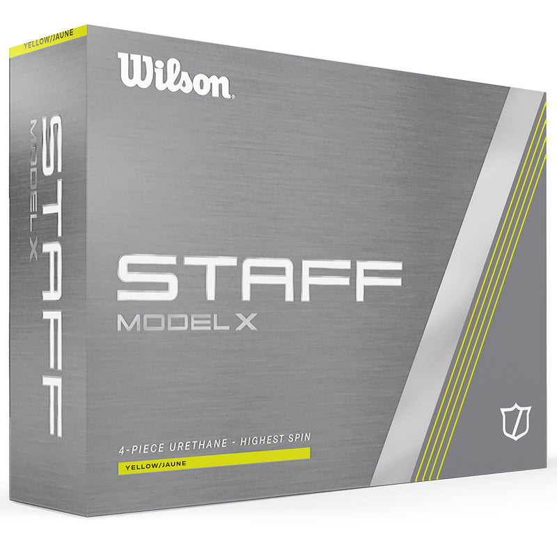 Wilson Staff Model X Golf Balls - Yellow - Double Dozen