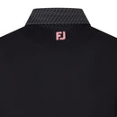 FootJoy Star Geo Trim Pique Polo Shirt - Black