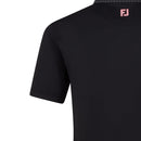 FootJoy Star Geo Trim Pique Polo Shirt - Black