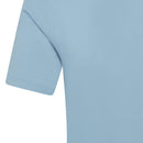 FootJoy Star Geo Trim Pique Polo Shirt - Chambray/Coastal Blue