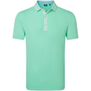 FootJoy Star Geo Trim Pique Polo Shirt - Seaglass