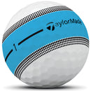 TaylorMade Tour Response Stripe Balls - Neon Blue - 12 Pack