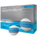 TaylorMade Tour Response Stripe Balls - Neon Blue - 12 Pack
