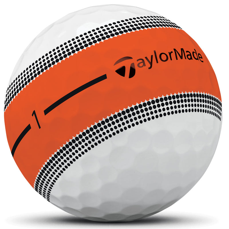 TaylorMade Tour Response Stripe Balls - Neon Multi - 12 Pack