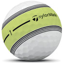TaylorMade Tour Response Stripe Balls - Neon Yellow - 12 Pack