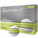 TaylorMade Tour Response Stripe Balls - Neon Yellow - 12 Pack