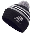 Stuburt Noble Bobble Golf Bobble Beanie - Black/Ash