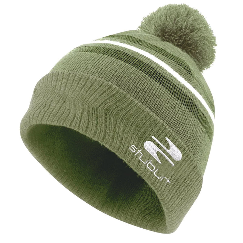 Stuburt Noble Bobble Golf Bobble Beanie - Olive