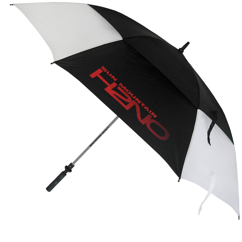 Sun Mountain H2NO Dual Canopy 68” Umbrella - White/Black