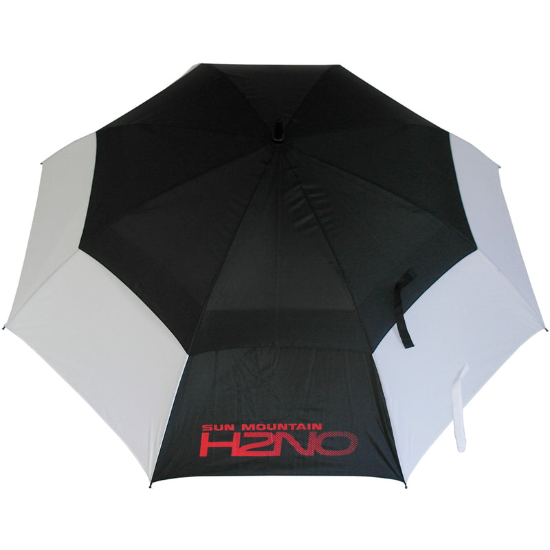 Sun Mountain H2NO Dual Canopy 68” Umbrella - White/Black