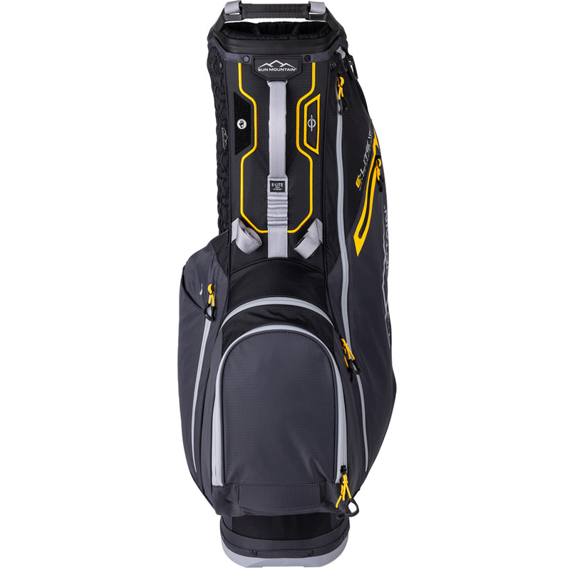 Sun Mountain E-LITE 14-Way Stand Bag - Black/Steel/Gold