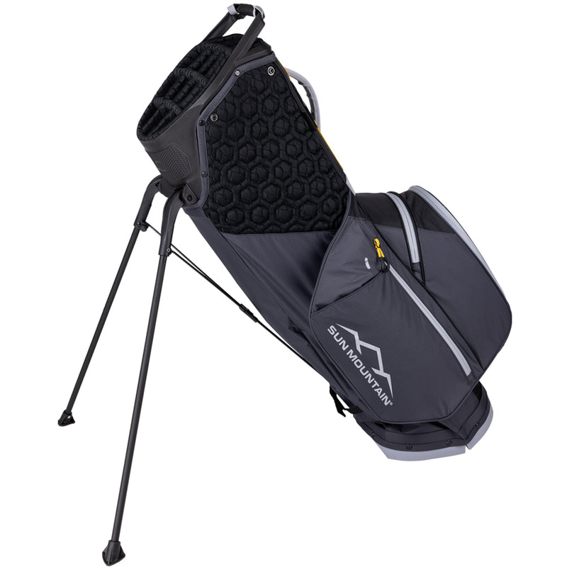 Sun Mountain E-LITE 14-Way Stand Bag - Black/Steel/Gold