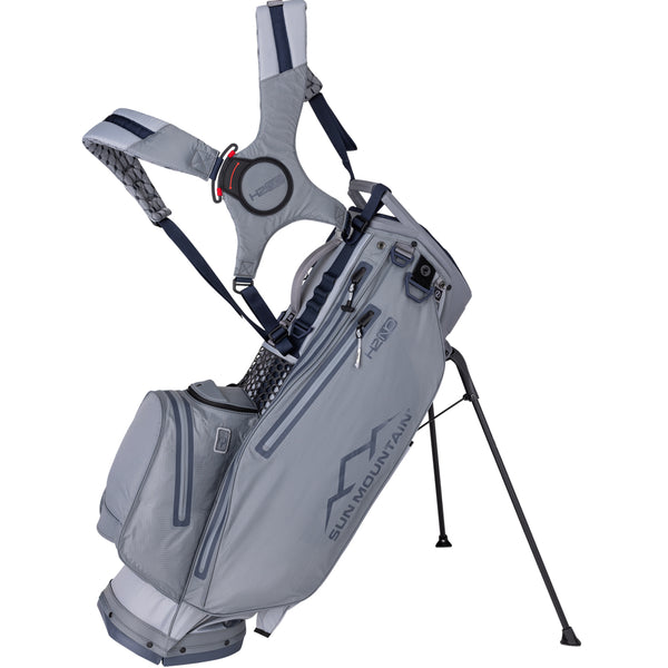 Sun Mountain H2NO 14-Way Lite Waterproof Stand Bag - Cadet/Nickel