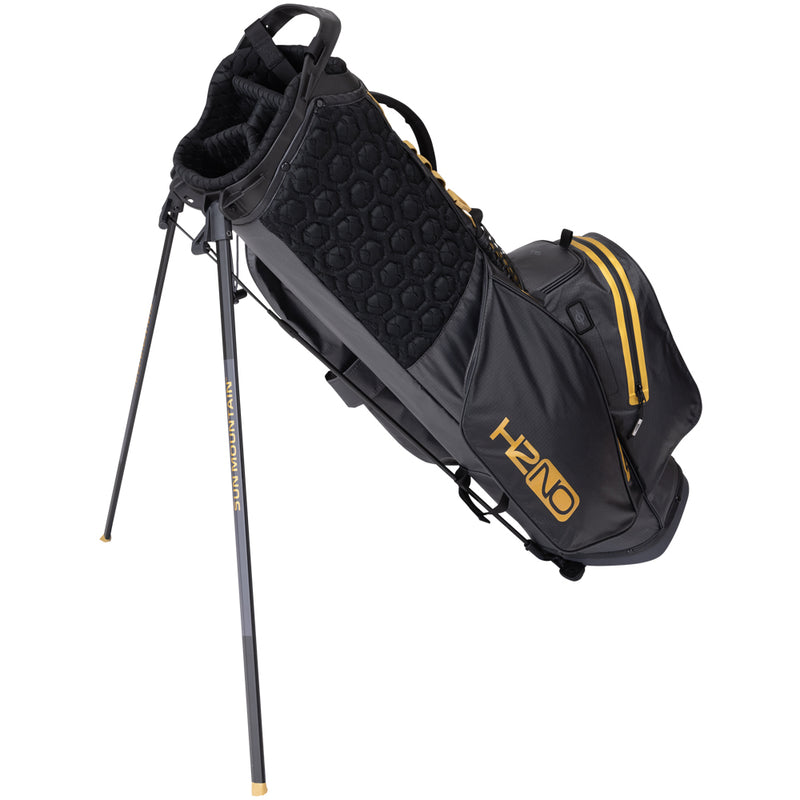 Sun Mountain H2NO Lite 4-Way Waterproof Stand Bag - Steel/Black/Gold