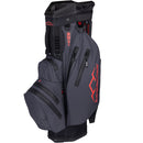 Sun Mountain H2NO Lite Waterproof Cart Bag - Black/Steel/Red
