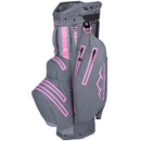 Sun Mountain H2NO Lite Waterproof Cart Bag - Nickel/Cadet/Pink