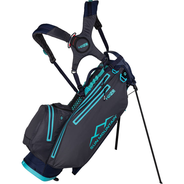 Sun Mountain H2NO Lite Waterproof Stand Bag - Navy/Stealth/Bahama