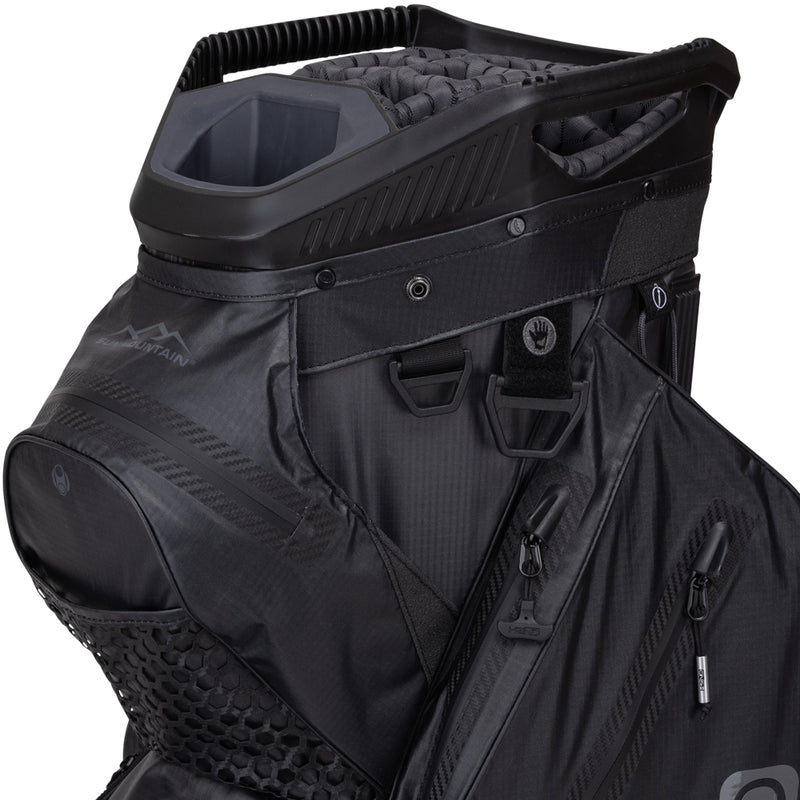 Sun Mountain H2NO Staff Waterproof Cart Bag - Steel/Black