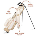 Sunday Golf Loma Pencil Stand Bag - Toasted Almond