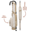 Sunday Golf Loma Pencil Stand Bag - Toasted Almond